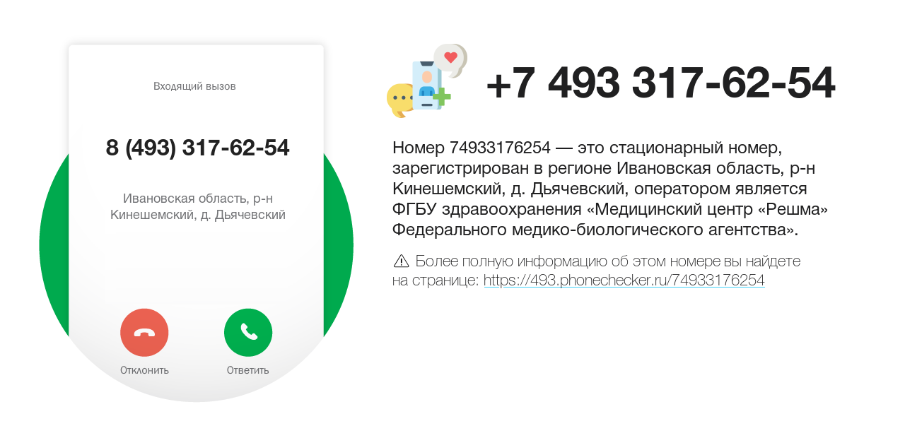 Номер телефона 8 (493) 317-62-54